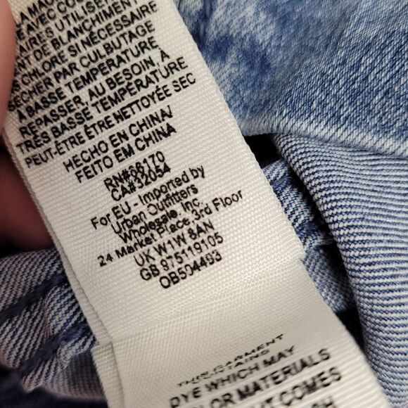 FREE PEOPLE modern femme stretch light denim‎ micro mini skirt 6 - Picture 7 of 13